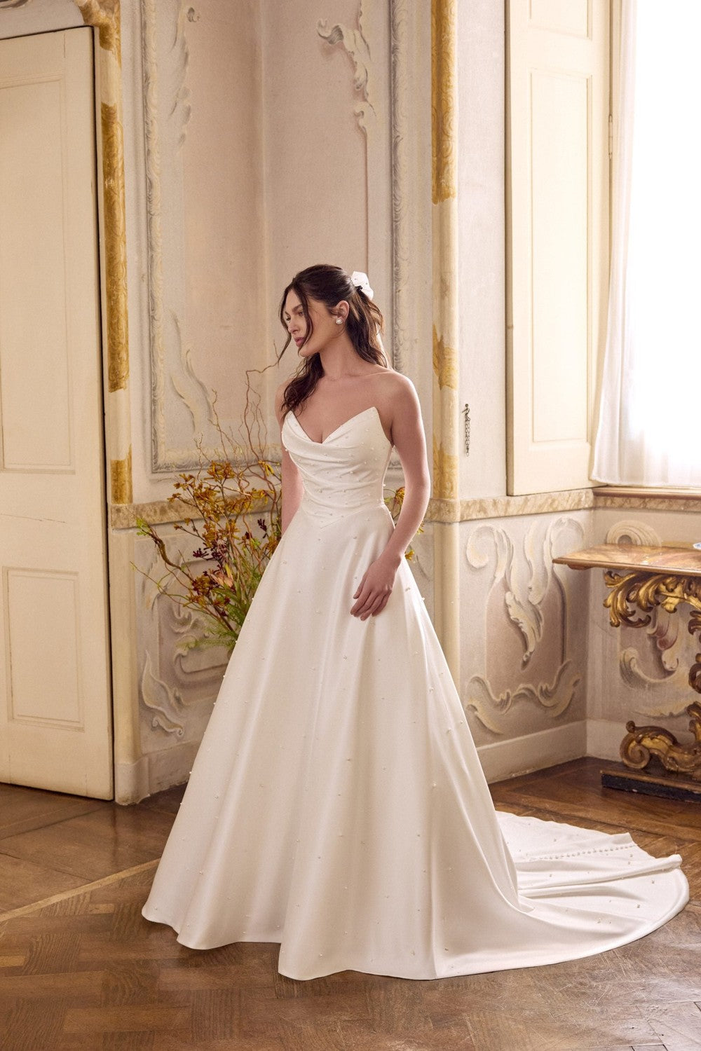 Winter Romance in Justin Alexander Bridal