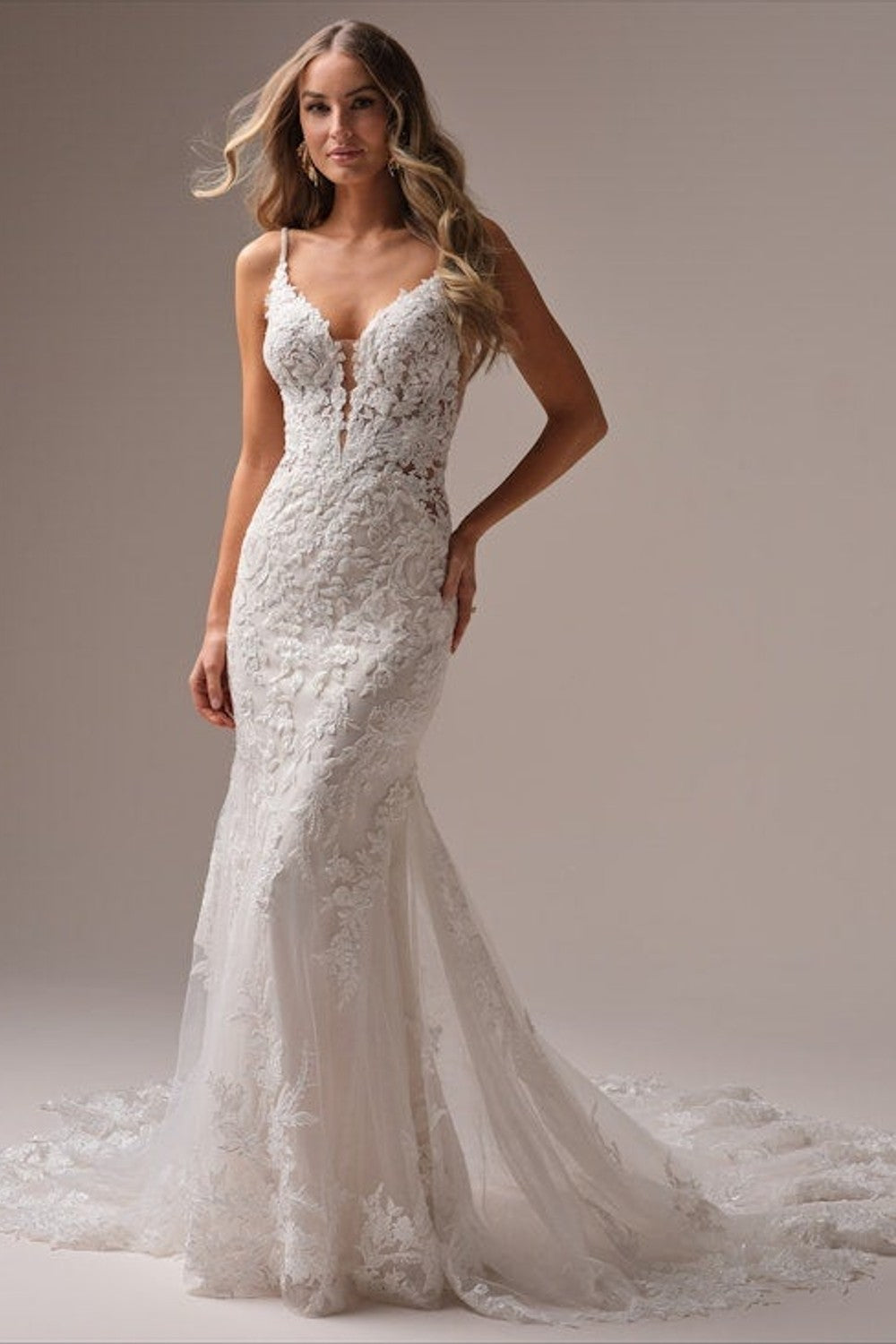 The Ease and Romance of Spaghetti Strap Bridal Style