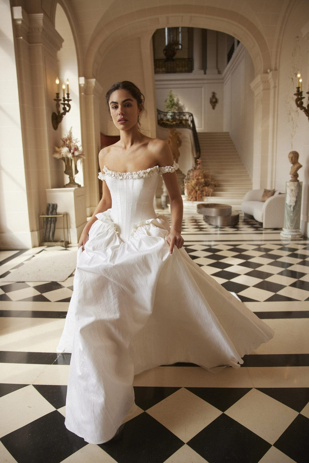 The Art of Lace-Up Couture Bridal Gowns