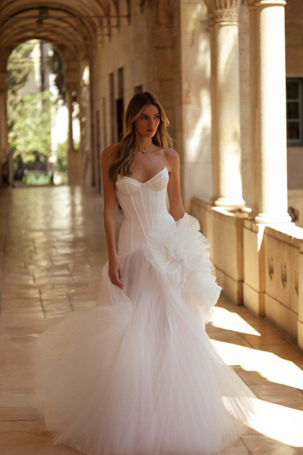 The Sculptural Romance of Pnina Tornai A-Line Gowns