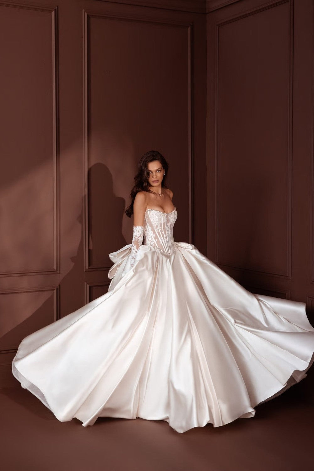 Why Dropped Waist Gowns Feel So Distinctive
