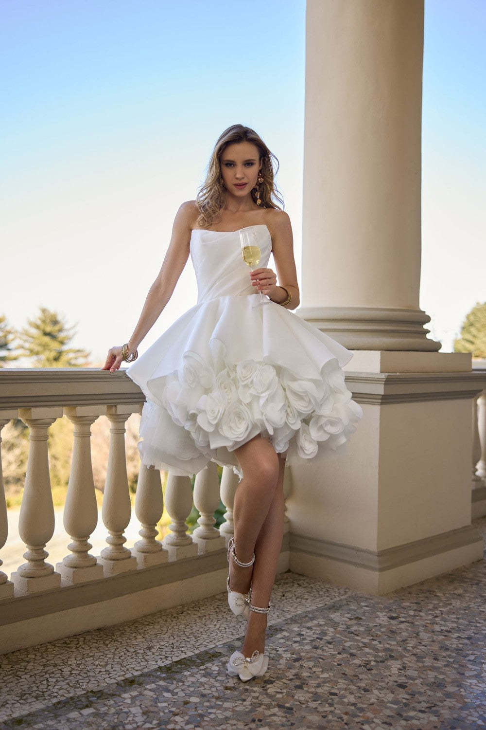 Why Short Floral Wedding Dresses Feel So Fresh