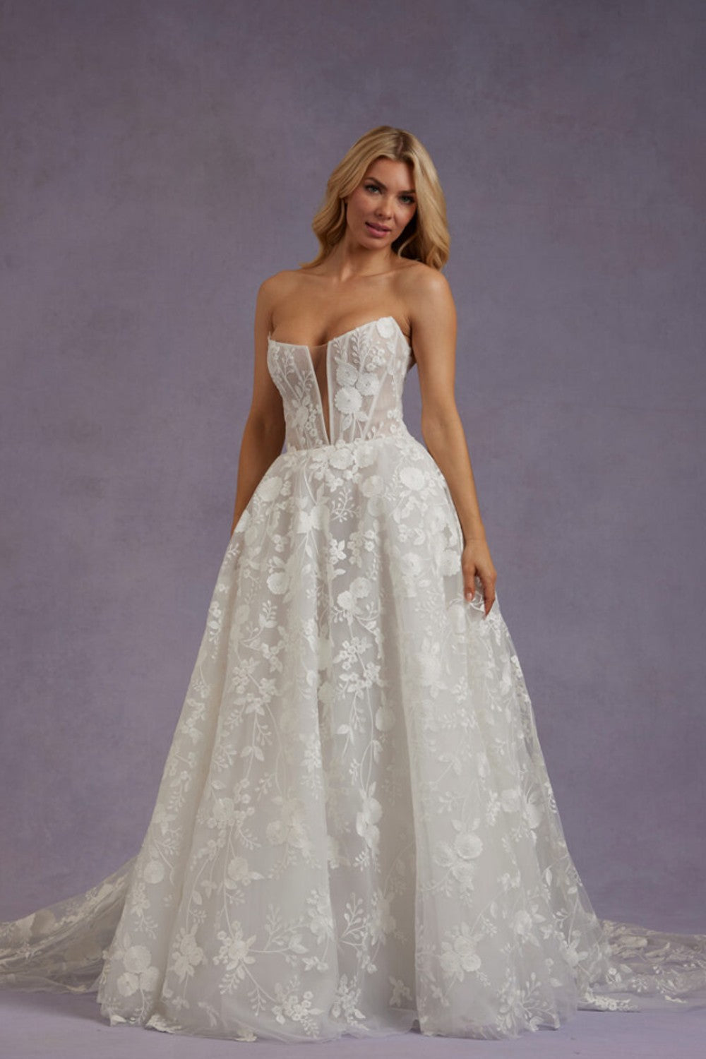 The Allure of Sheer Back Bridal Design