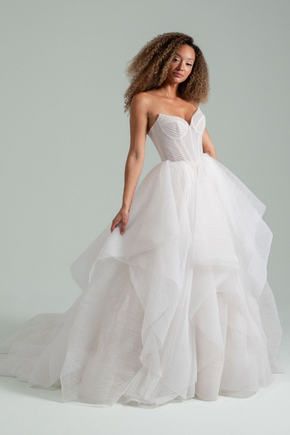 The Effortless Romance of Sweep Brush Hemlines