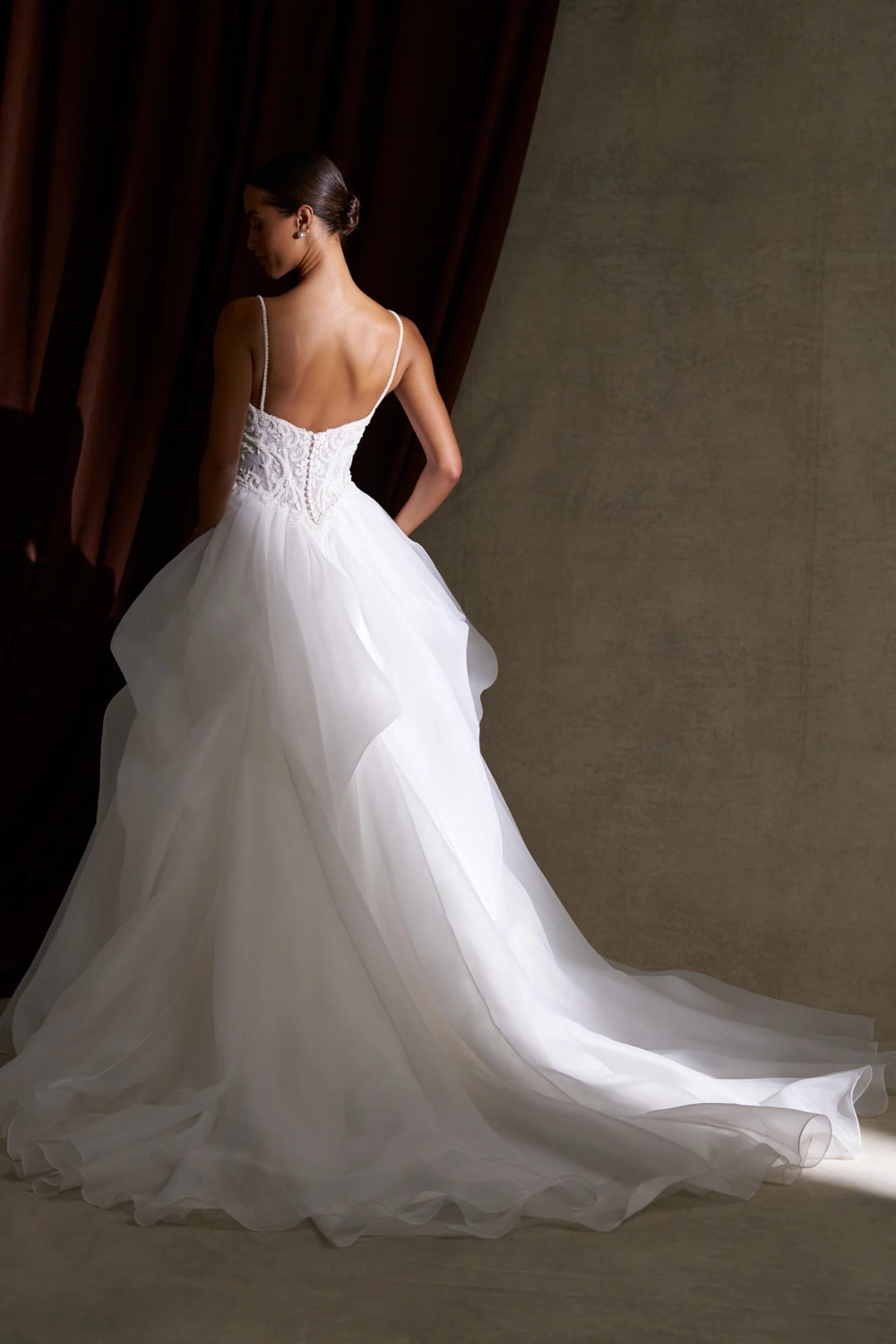 Voluminous Ball Gown with Flowing Skirt and Soft Pickups by Allure Bridals — image 3 of 4