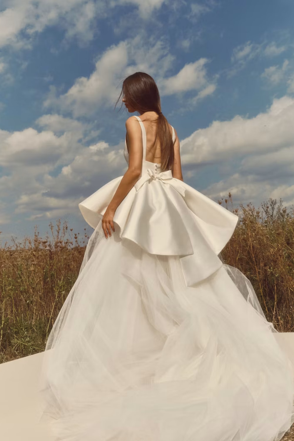 Dramatic Ballgown with Peplum and Tulle Skirt by Alyne by Rita Vinieris — image 3 of 3