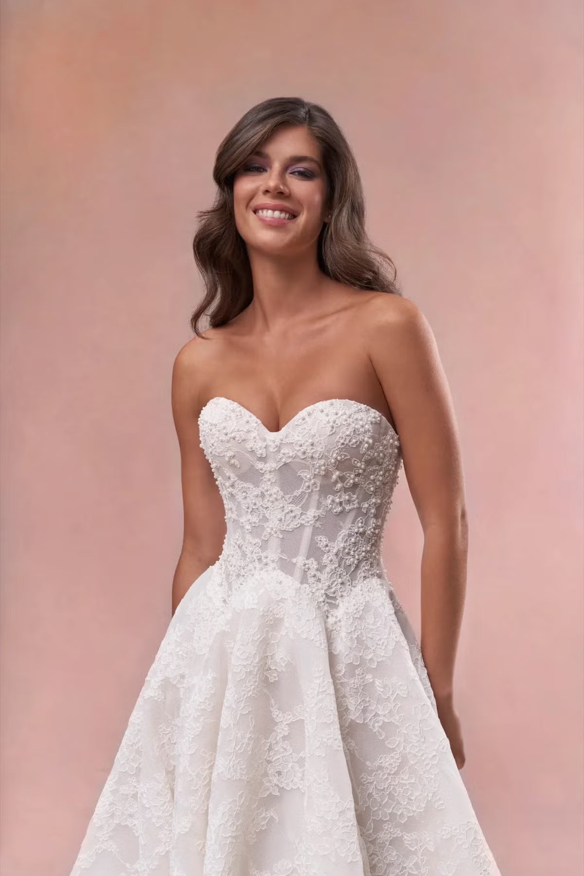 Maria Farbinni Lace A-Line Gown