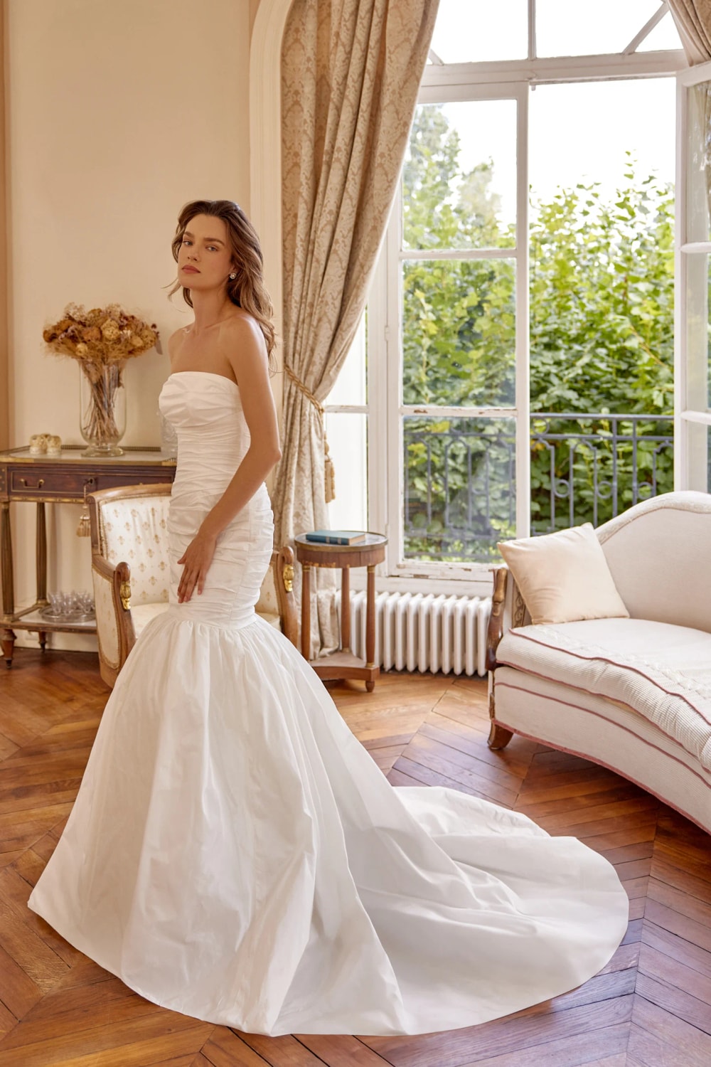 Strapless and Structured Mermaid Wedding Dress by Justin Alexander — image 1 of 2