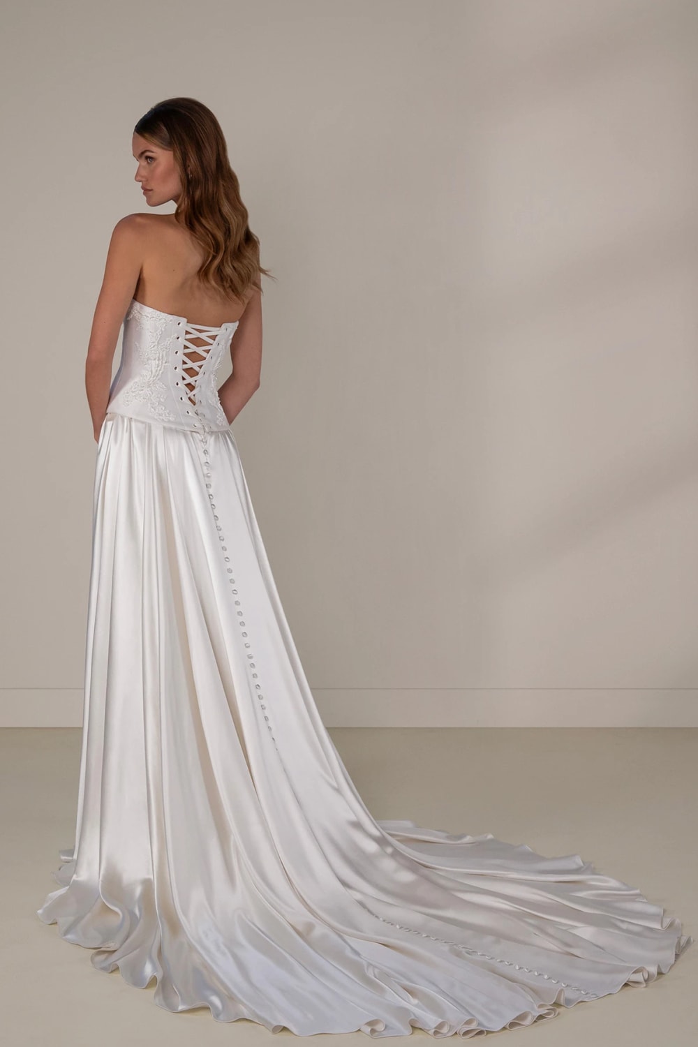Martina Liana Luxe Beaded Pearl A-Line Gown Martina Liana Luxe Beaded Pearl A-Line Gown