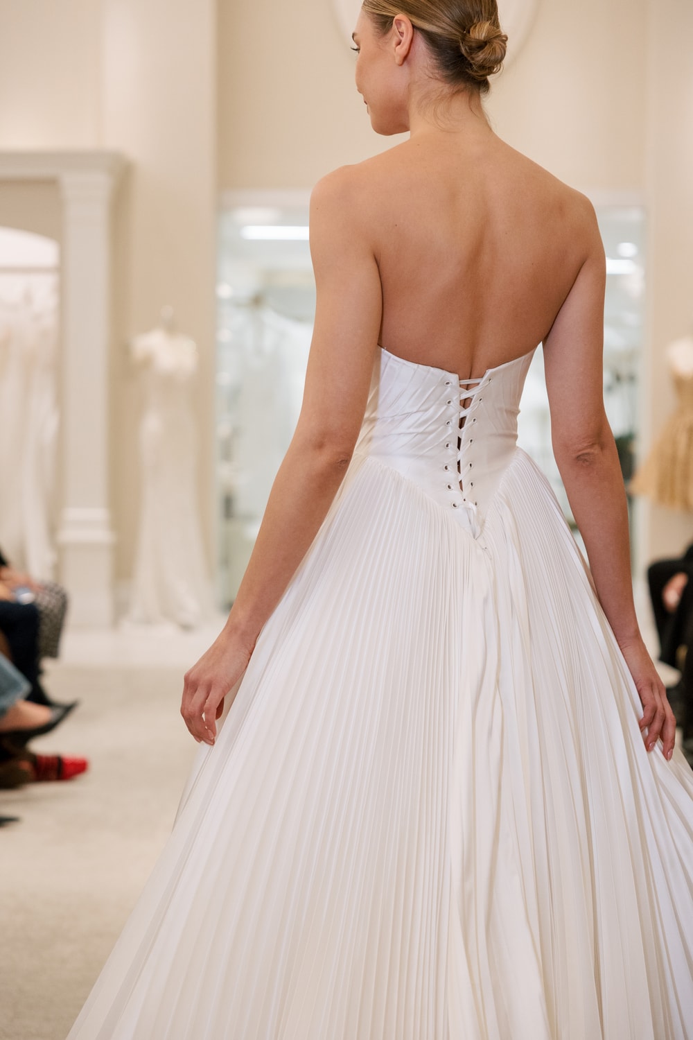 Love by Pnina Tornai Pleated A-Line Gown Love by Pnina Tornai Pleated A-Line Gown