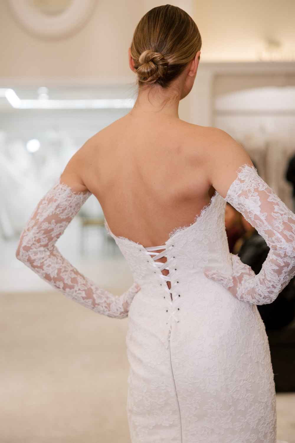 Love by Pnina Tornai Lace Mermaid Gown