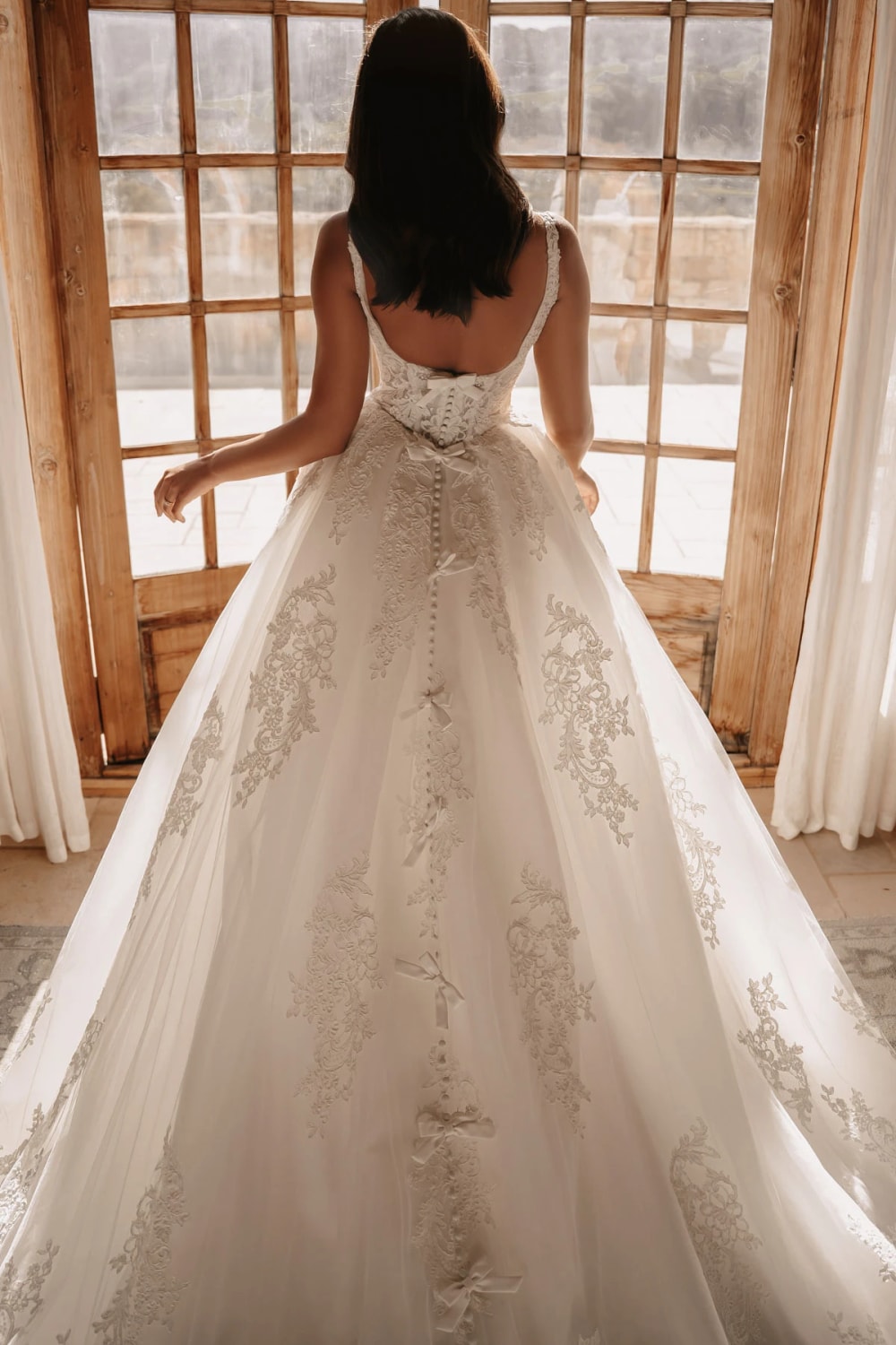 Martina Liana Lace A-Line Wedding Dress