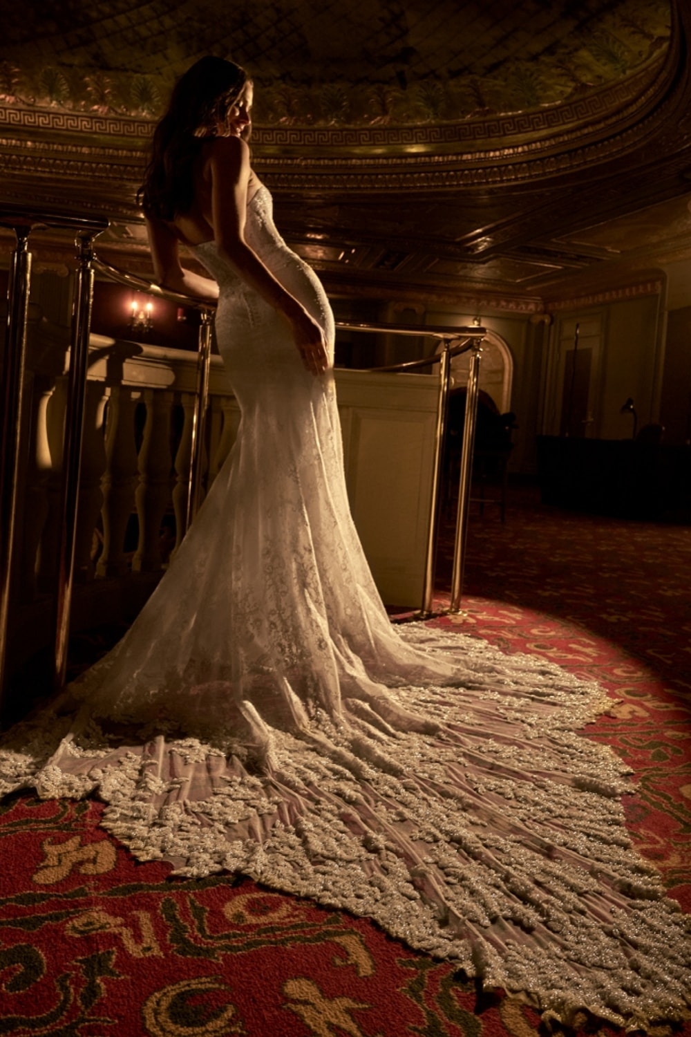 Beaded and Detailed Fit-And-Flare Wedding Dress with Cat-Eye Neckline by Maggie Sottero — image 4 of 4