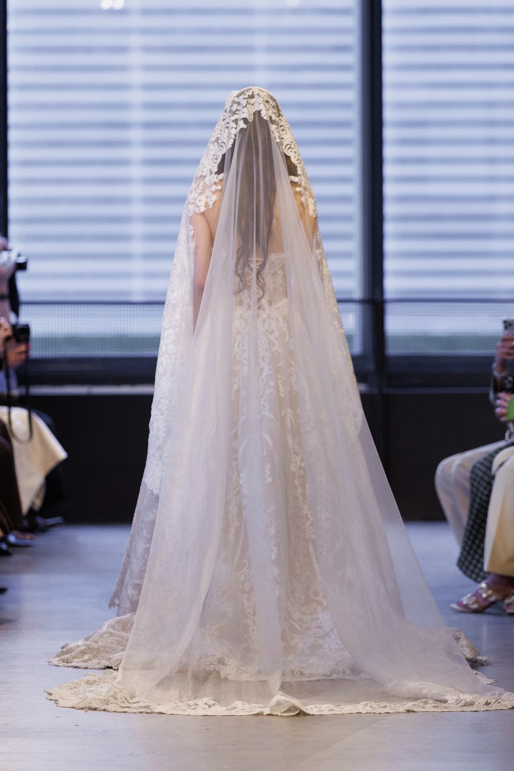 Strapless Embroidered Lace A-Line Wedding Dress by Hayley Paige — image 2 of 2