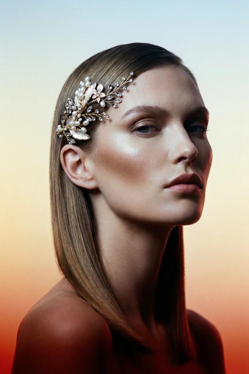 Freshwater Pearl and Crystal Hair Clip by Eden Luxe — image 1 of 2