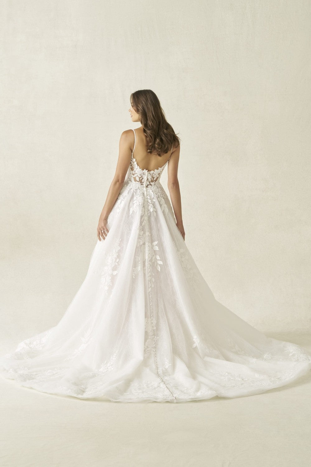 Beaded Floral ALine Wedding Dress | Kleinfeld Bridal