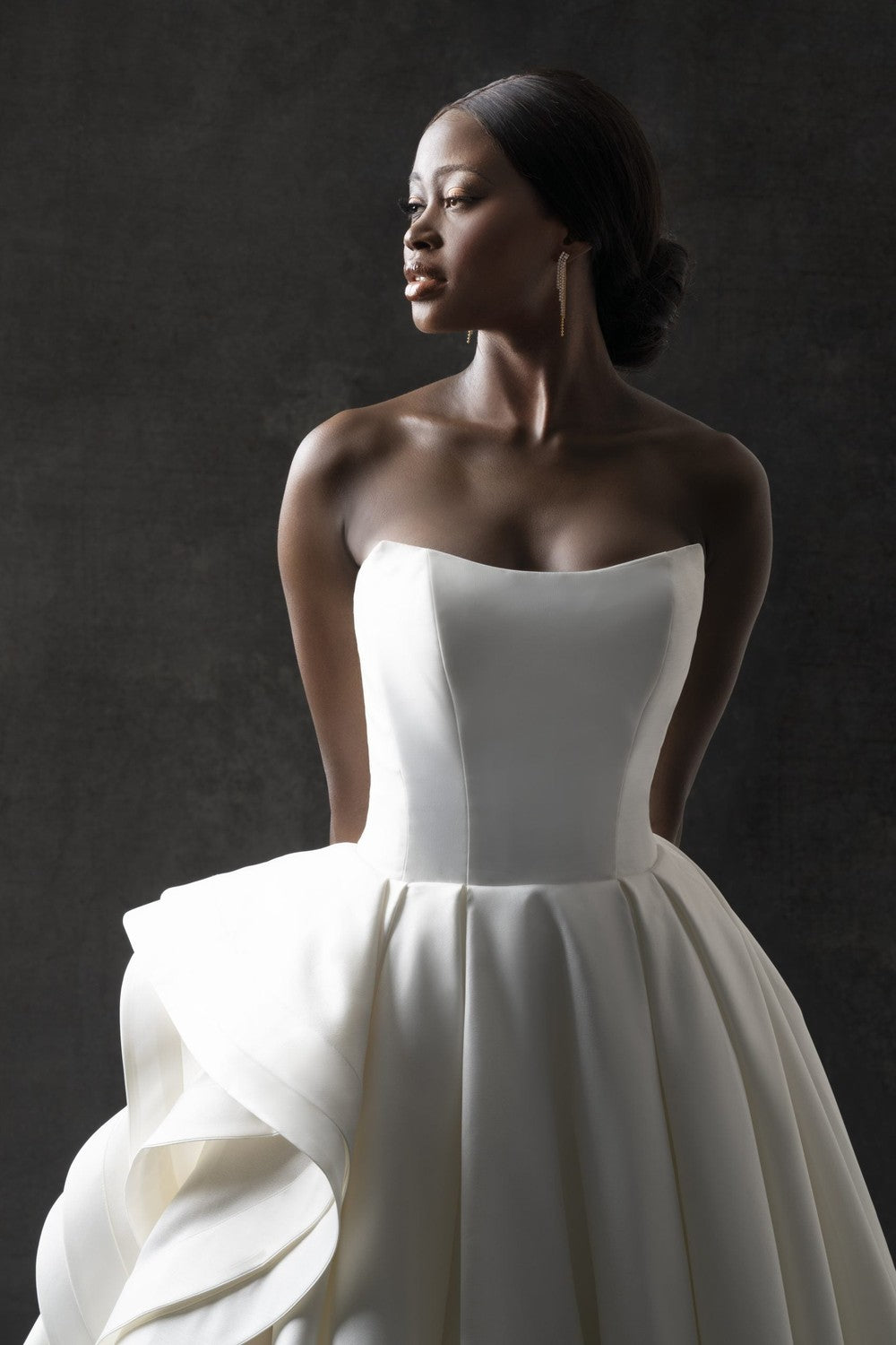 Chic And Unique Architectural Ball Gown by Allure Bridals — image 2 of 3