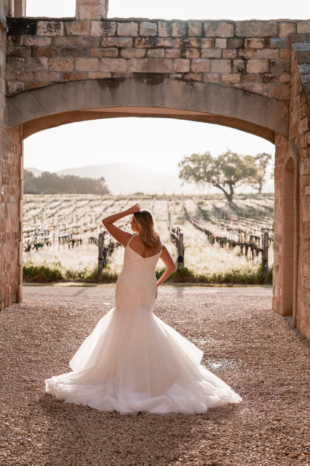 Plus-Size Romantic And Sexy V-Neck Mermaid Wedding Dress by Allure Bridals — image 2 of 2