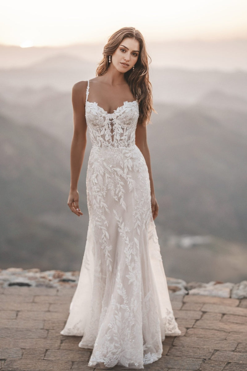Dreamy Fit-and-Flare Gown With Low Back