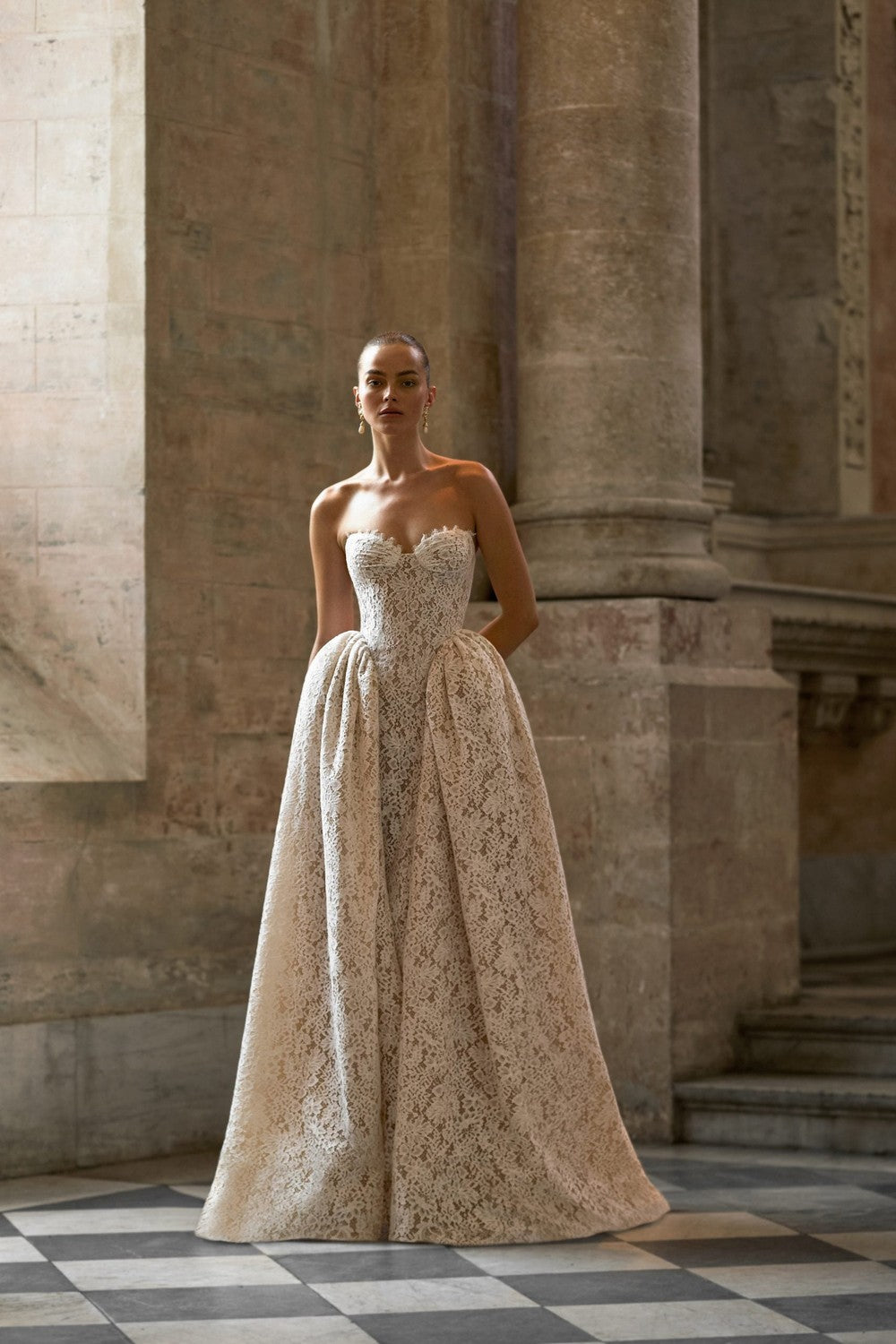 kleinfeld wedding dresses Regal And Romantic A-Line Wedding Dress