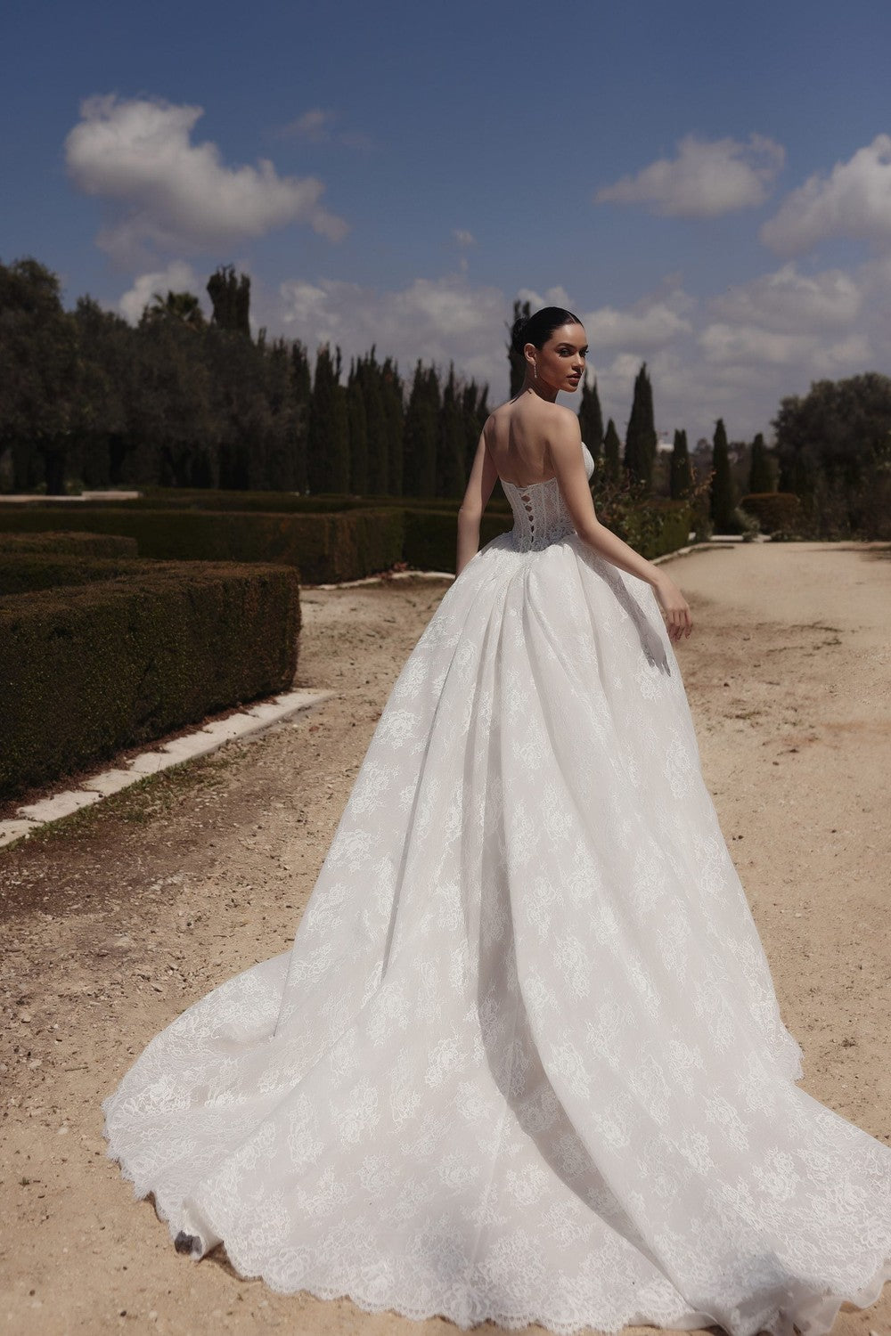 Basque-Waist Ball Gown With Crystals | Kleinfeld Bridal Basque-Waist Ball Gown With Crystals | Kleinfeld Bridal