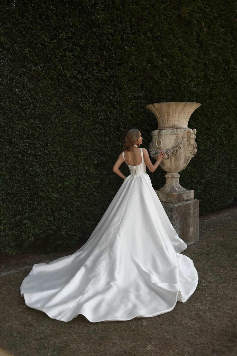Glamorous And Fashion-Forward Three-Piece Wedding Dress by Blanche Bridal — image 2 of 2