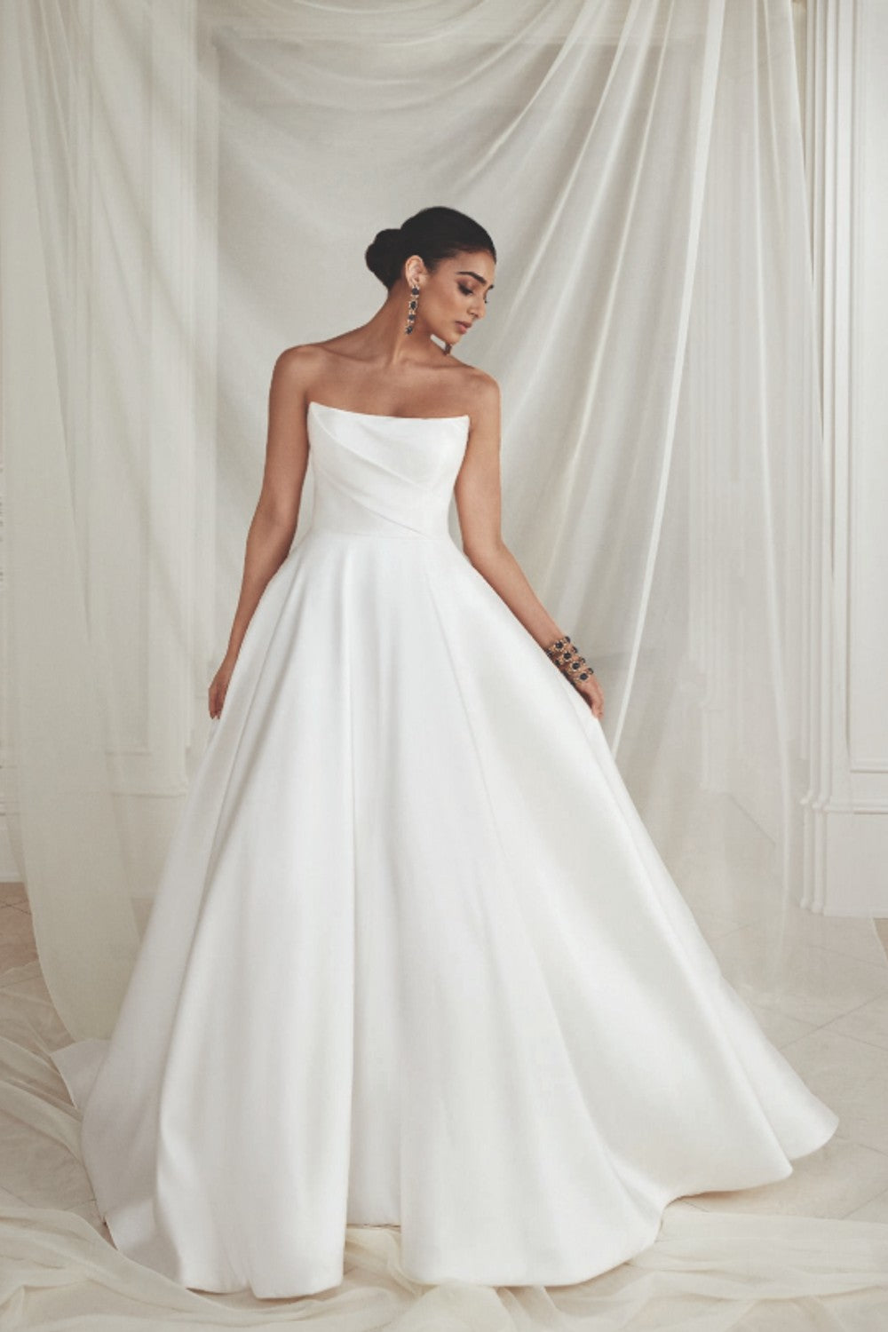 Timeless Silk A-Line Wedding Dress