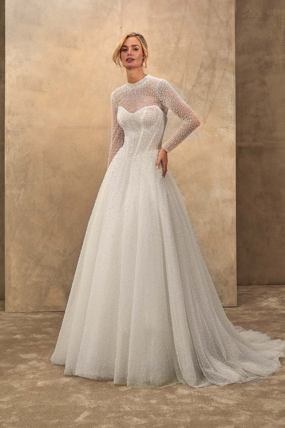 Pearl-Embellished Ball Gown | Kleinfeld Bridal Pearl-Embellished Ball Gown | Kleinfeld Bridal
