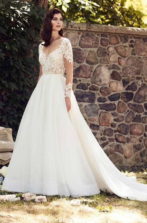 toronto wedding dress designer CELESTE Off the Shoulder Wedding Dress Catherine Langlois