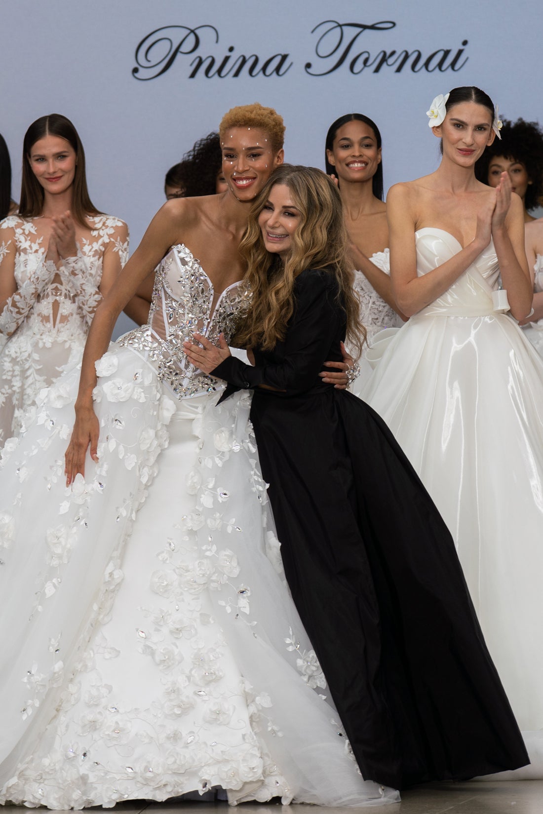 Vintage-Inspired V-Neck Lace Sheath Wedding Dress | Kleinfeld Bridal