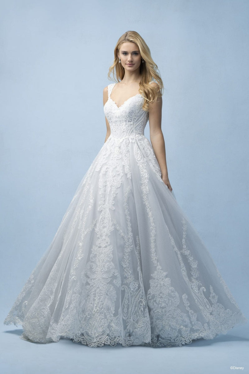 Elegant Cap Sleeve Lace Ball Gown