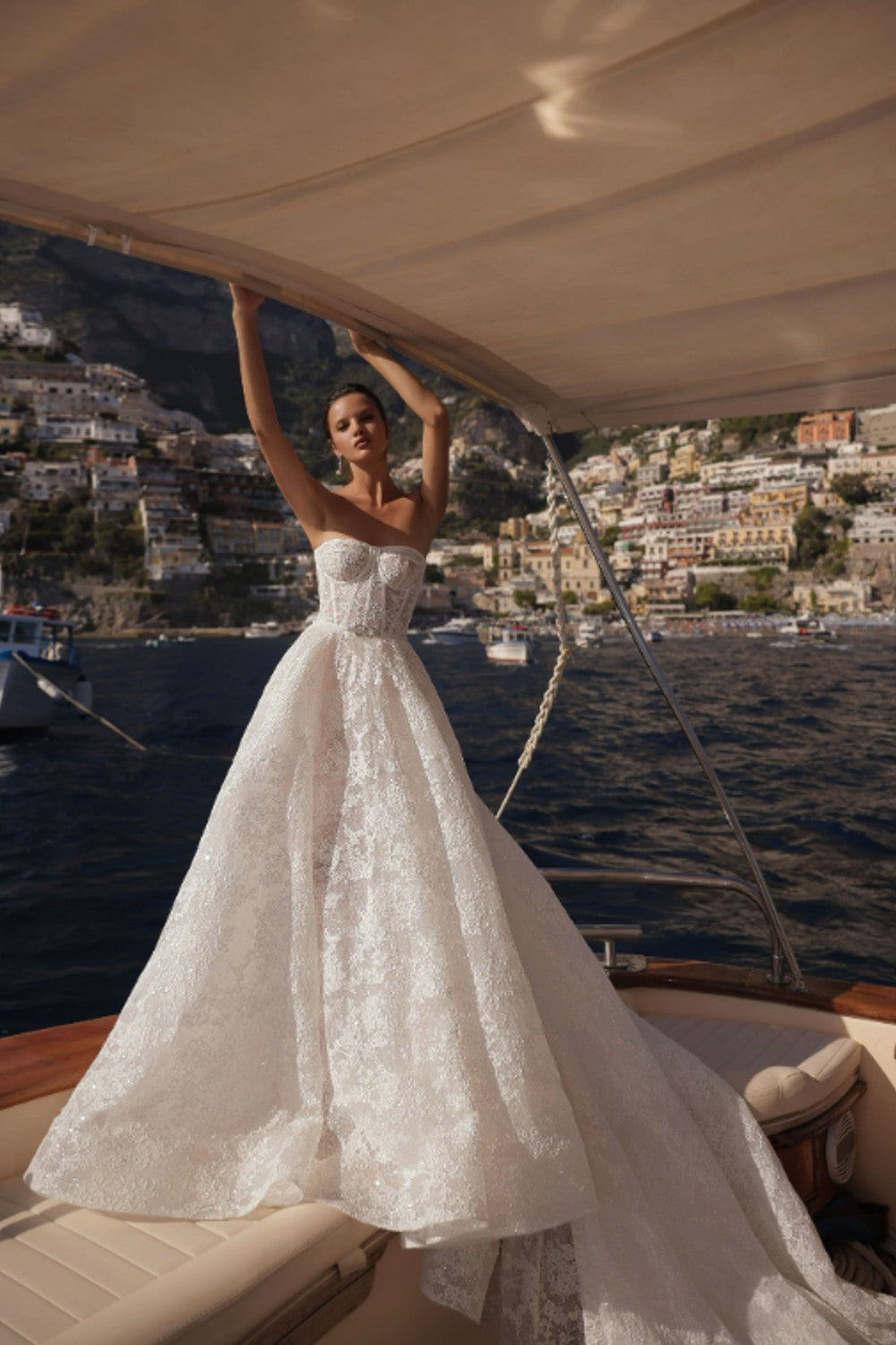 Chic Shimmering Lace Ball Gown | Kleinfeld Bridal