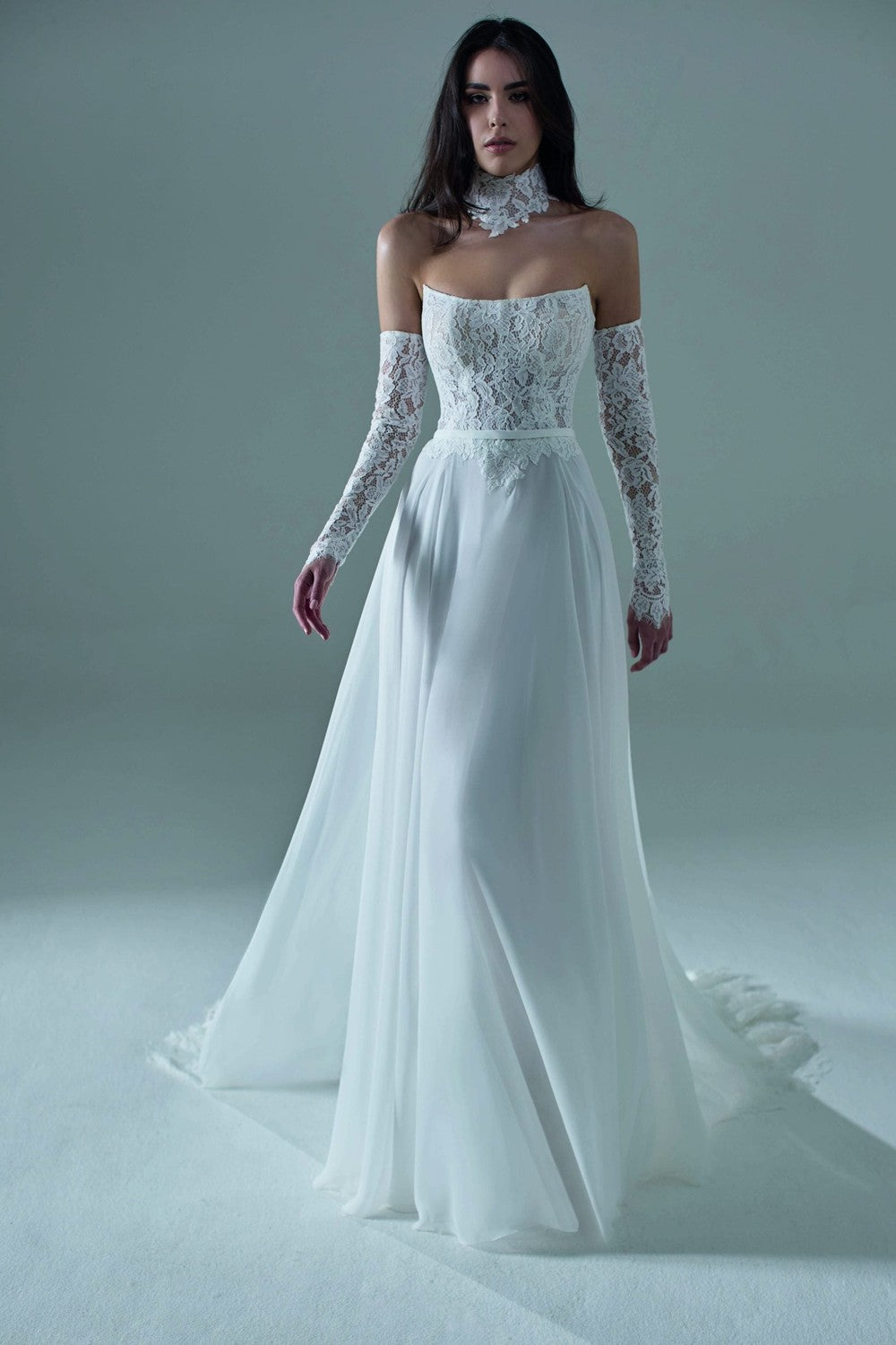 lace and chiffon dress Elegant Ethereal And A-Line Wedding With Detachable Sleeves My top Santorini flying and dance with ease published_date:2025-01-13T16:42:16Z Select Shoes Size:44