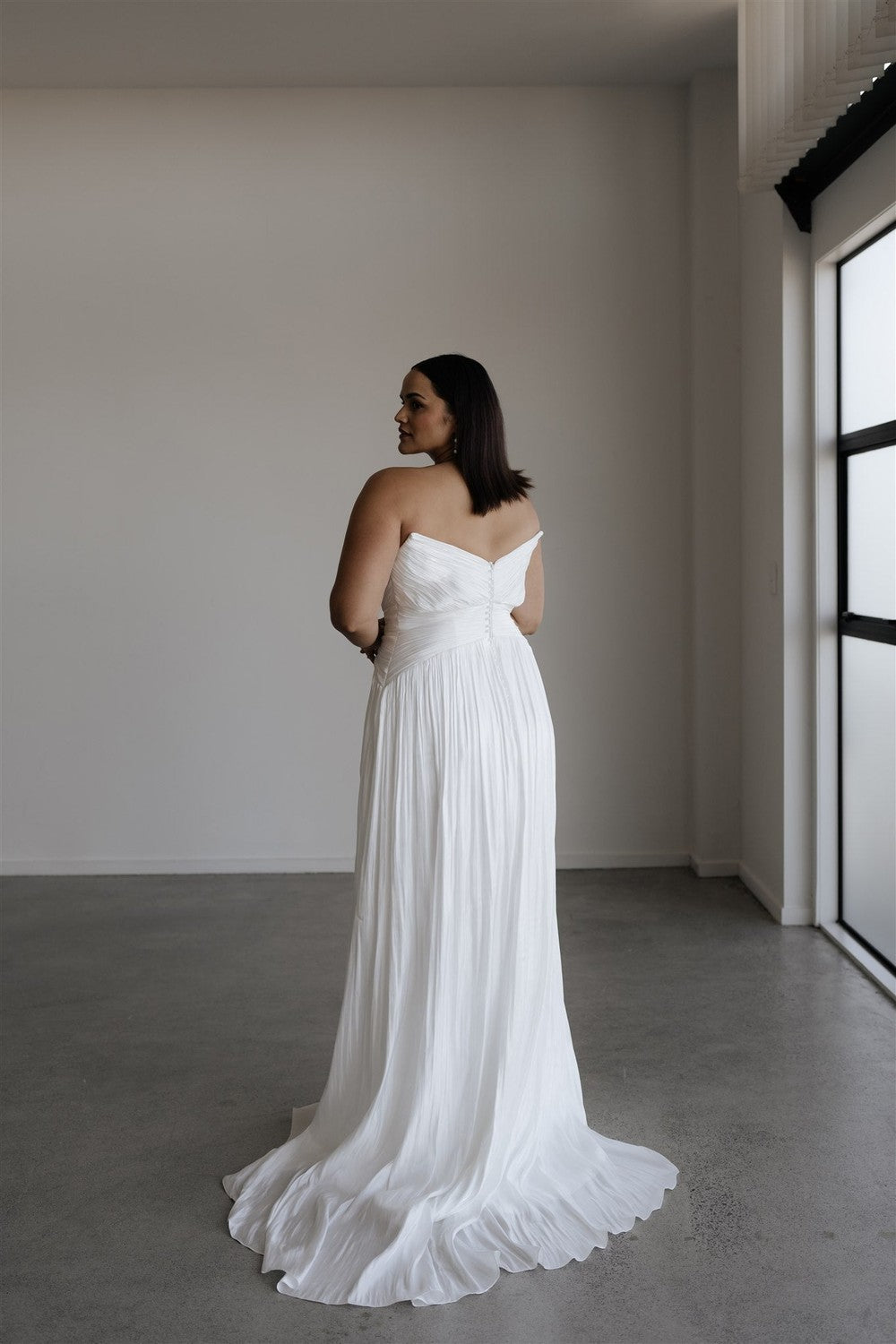 Daring And Chic Strapless A-Line Wedding Dress by Hera Couture — image 2 of 2