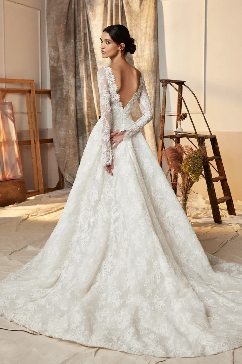 Romantic Long Sleeve Lace Ball Gown | Kleinfeld Bridal Romantic Long Sleeve Lace Ball Gown | Kleinfeld Bridal