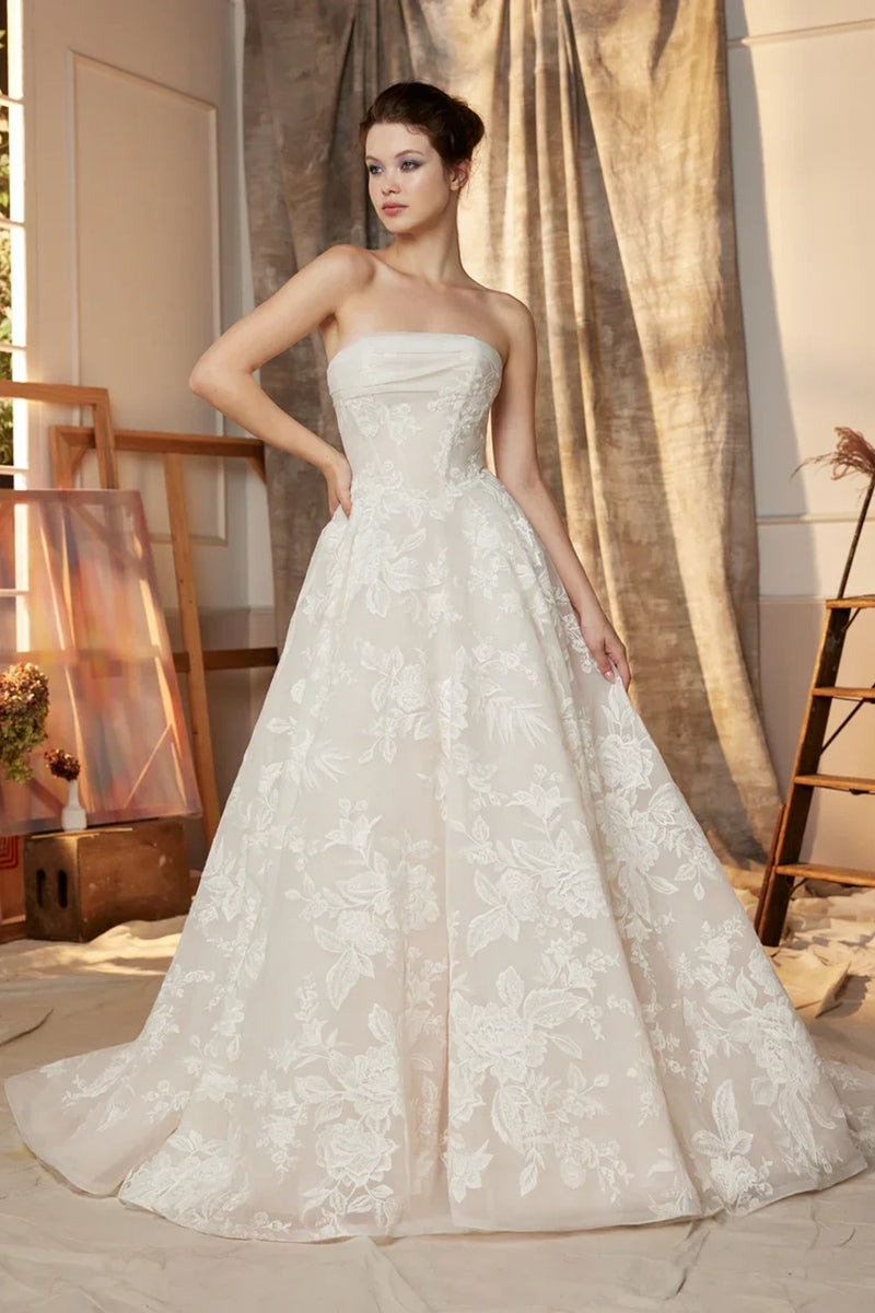 Romantic Floral-Embroidered Ball Gown | Kleinfeld Bridal Romantic Floral-Embroidered Ball Gown | Kleinfeld Bridal