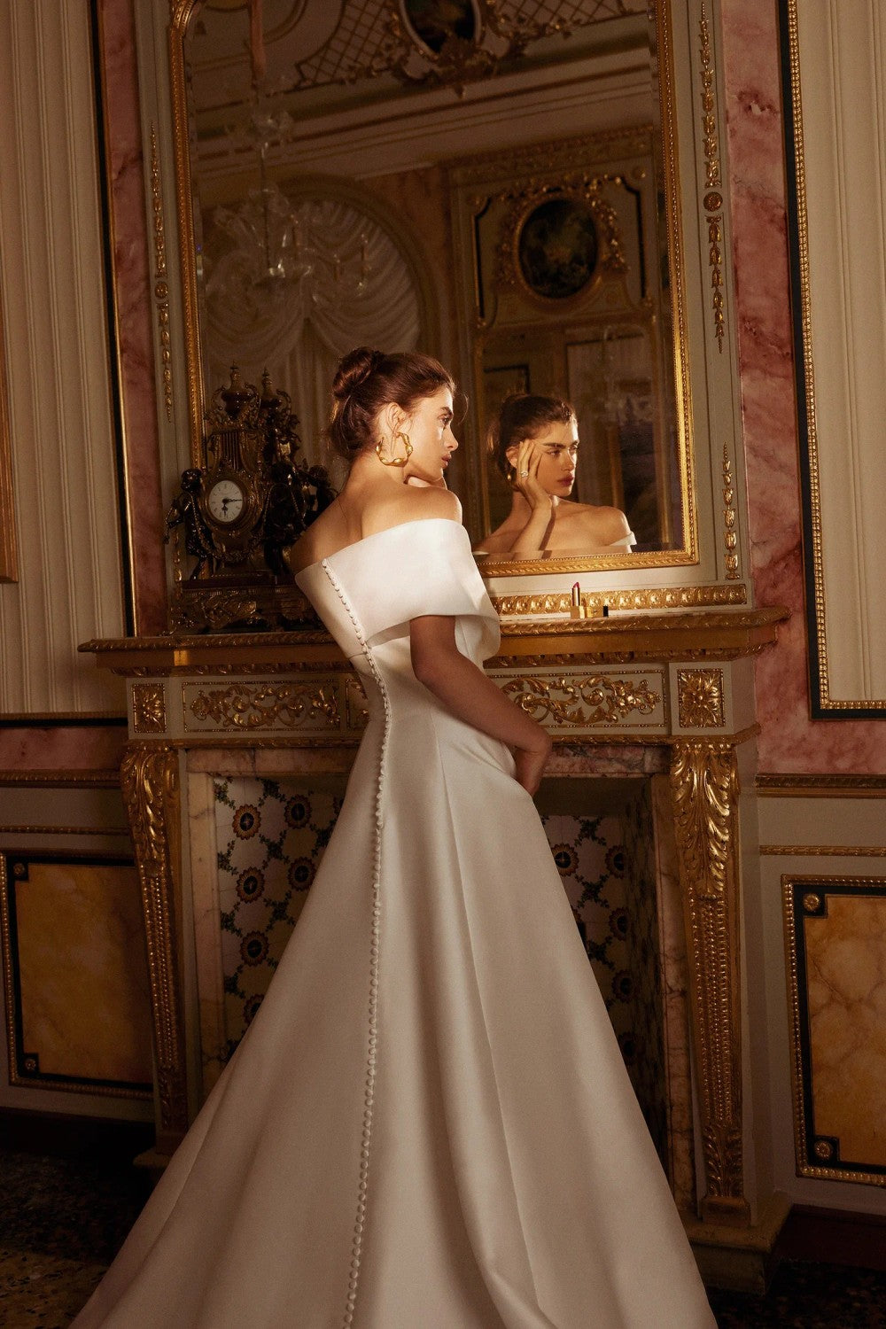 Classic Silk A-Line Wedding Dress