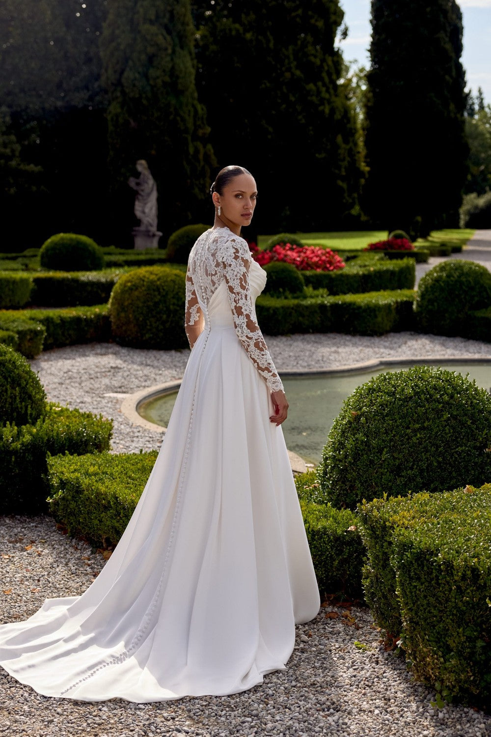 Lace Long Sleeve A-Line Wedding Dress | Kleinfeld Bridal Lace Long Sleeve A-Line Wedding Dress | Kleinfeld Bridal