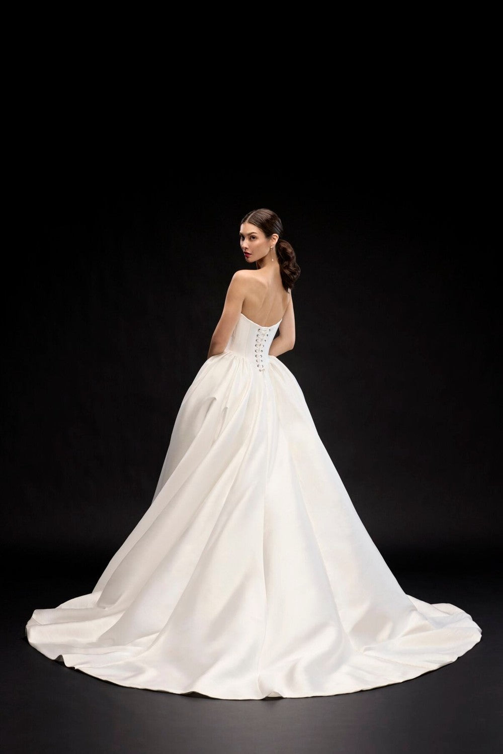 Dramatic Silk Mikado Ball Gown