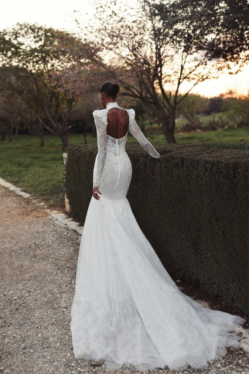Romantic Lace Fit-And-Flare Wedding Dress With  Detachable Bolero by Love by Pnina Tornai — image 2 of 2