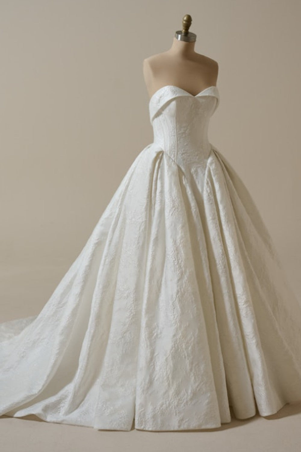 Regal And Dramatic Floral Jacquard Ball Gown by Maggie Sottero — image 1 of 2
