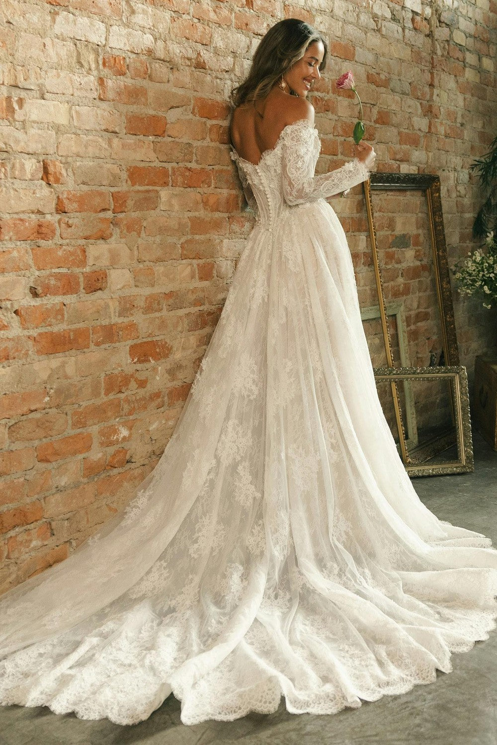 Romantic Lace Off-The-Shoulder Ball Gown | Kleinfeld Bridal Romantic Lace Off-The-Shoulder Ball Gown | Kleinfeld Bridal