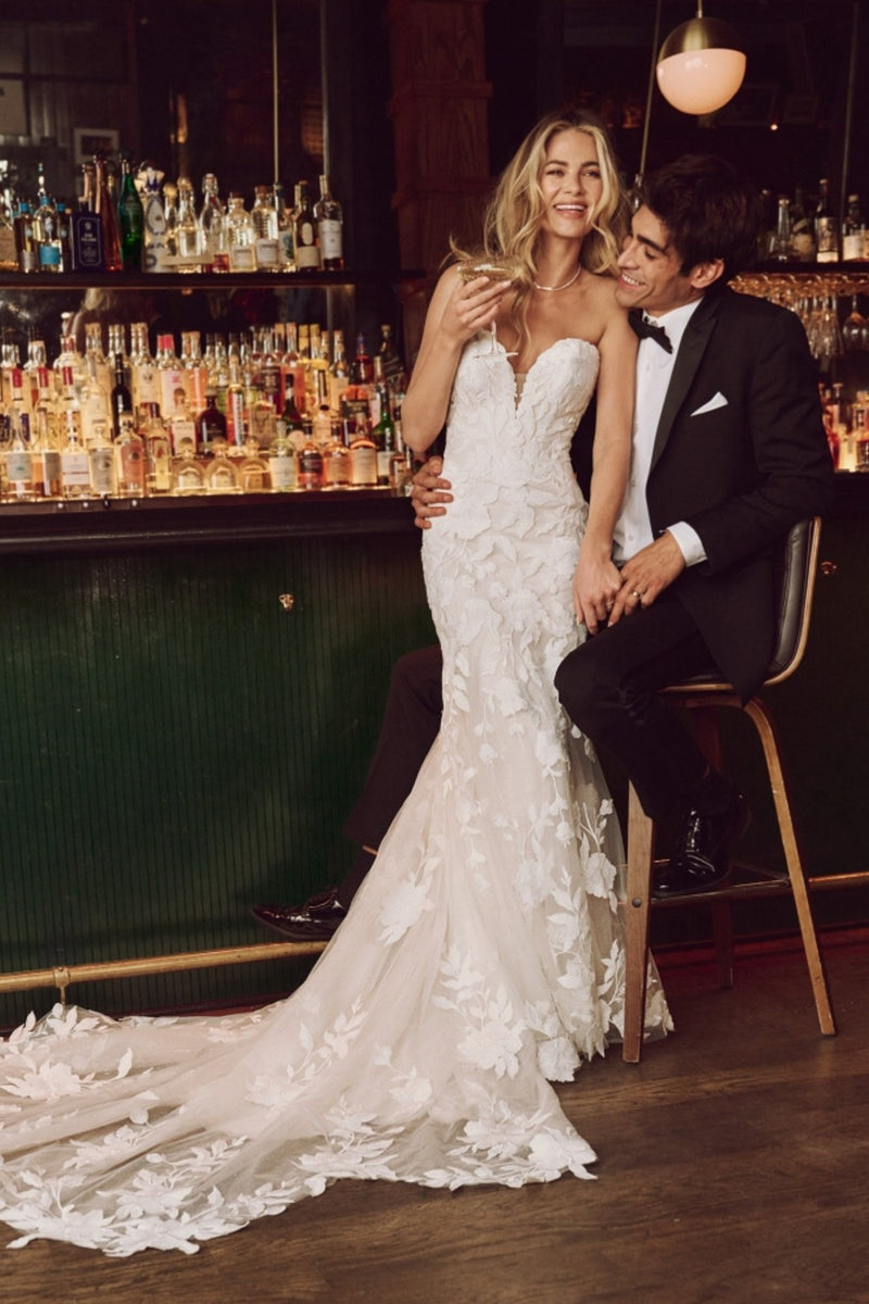 Sweetheart Floral Fit-and-Flare