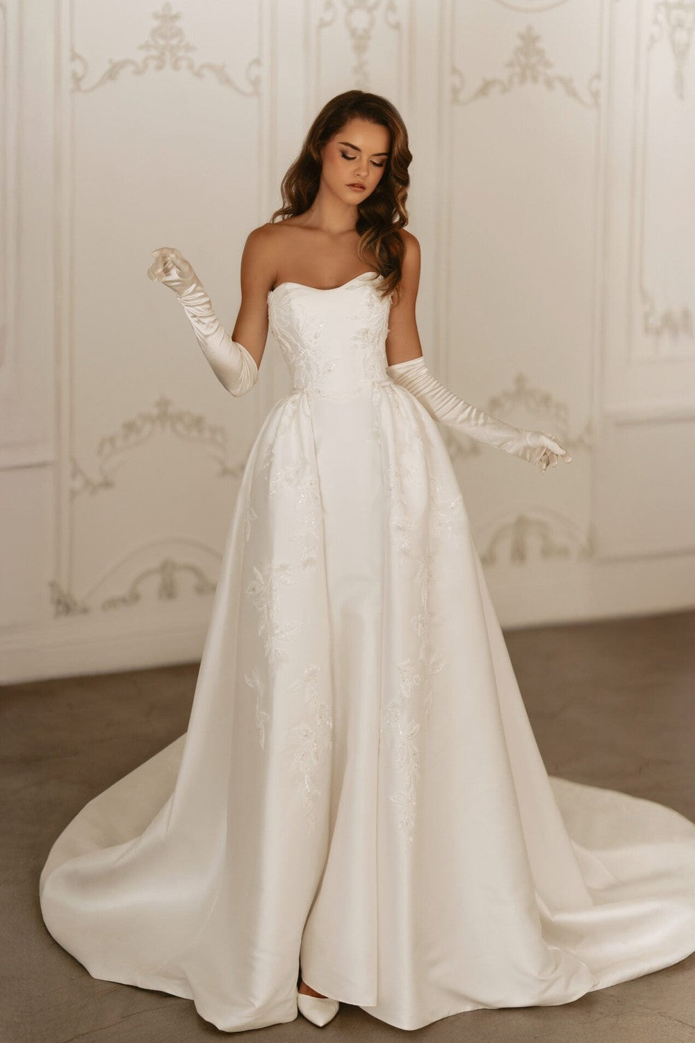 3D Florals Fit-And-Flare Wedding Dress | Kleinfeld Bridal