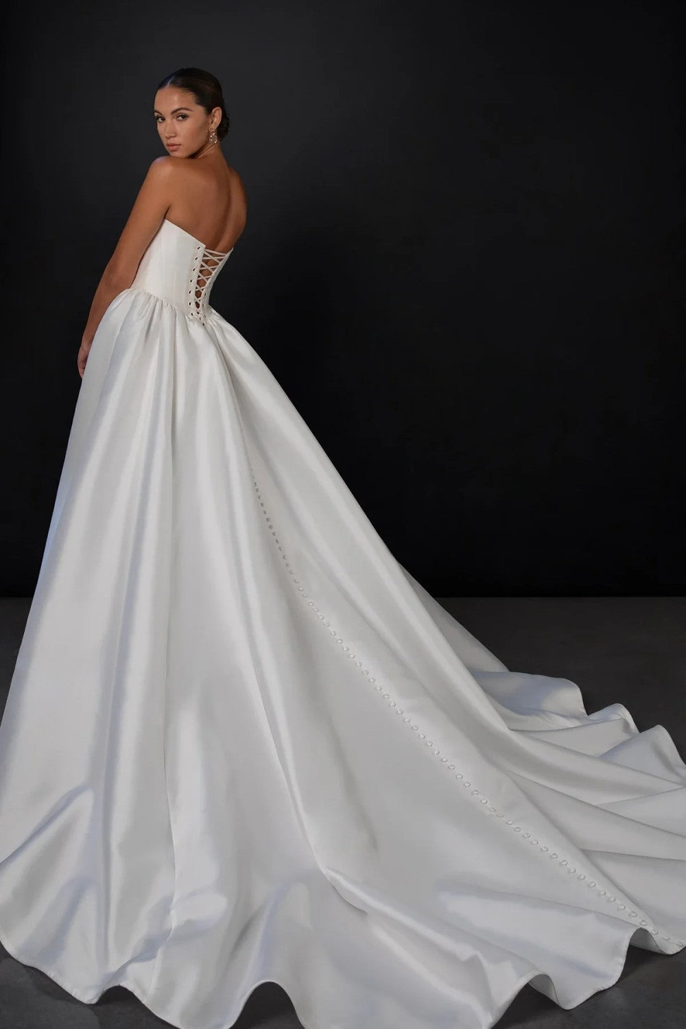 Strapless Cat‑Eye Ball Gown With Basque Waist by Martina Liana — image 4 of 4