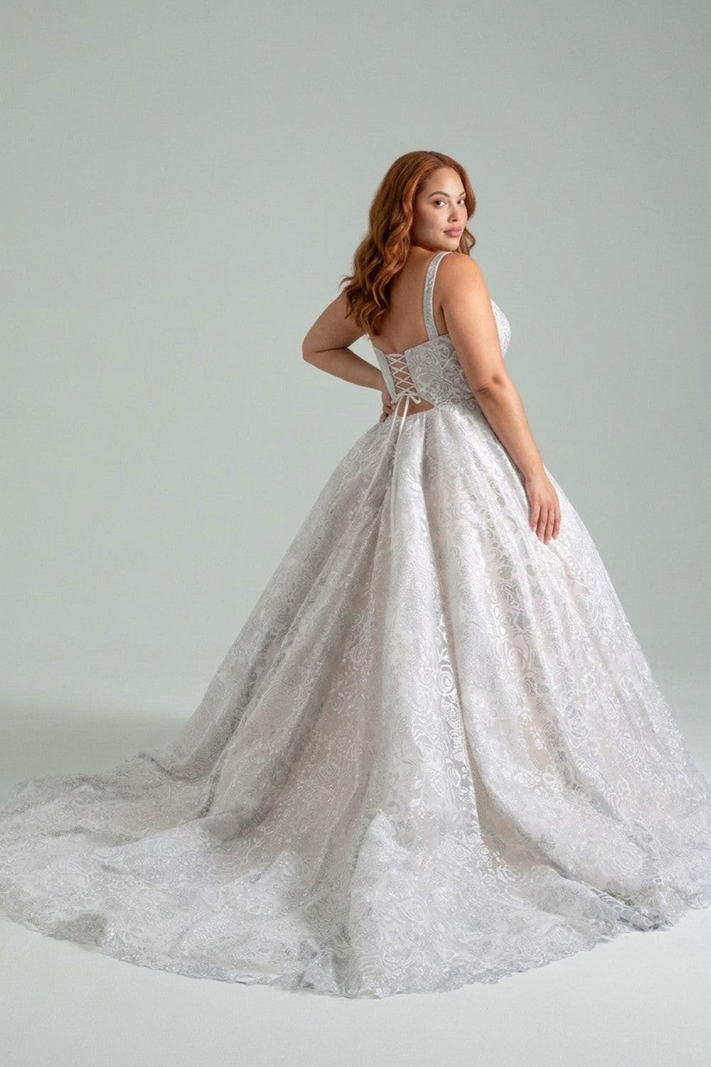 Plus-Size Dramatic And Unique Embellished Ball Gown With Detachable Straps | Kleinfeld Bridal Plus-Size Dramatic And Unique Embellished Ball Gown With Detachable Straps | Kleinfeld Bridal