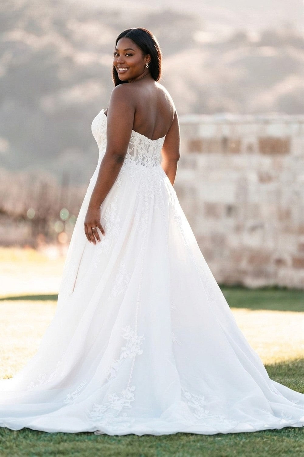 white formal dresses plus size Plus Size White Off-Shoulder A-Line Gown – Sweetheart Ruched Formal Dress  CD7493WC