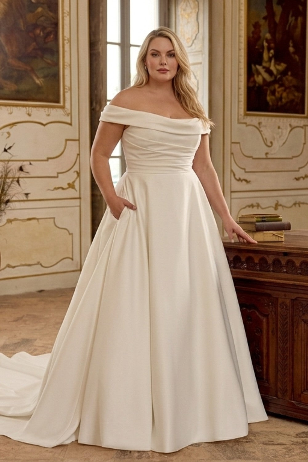 Plus-Size Chic A-Line Wedding Dress | Kleinfeld Bridal