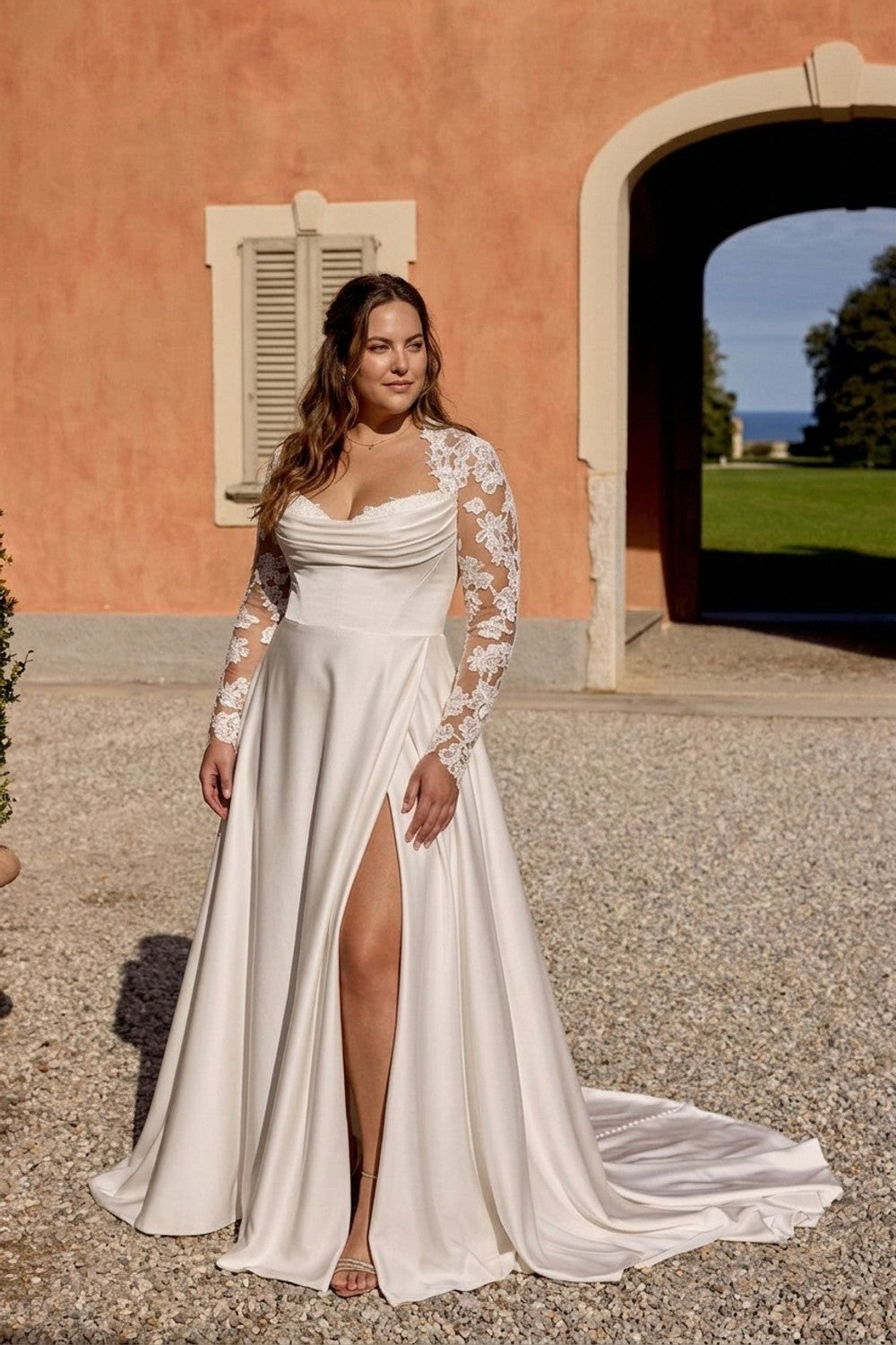 Plus-Size Romantic A-Line Wedding Dress | Kleinfeld Bridal Plus-Size Romantic A-Line Wedding Dress | Kleinfeld Bridal