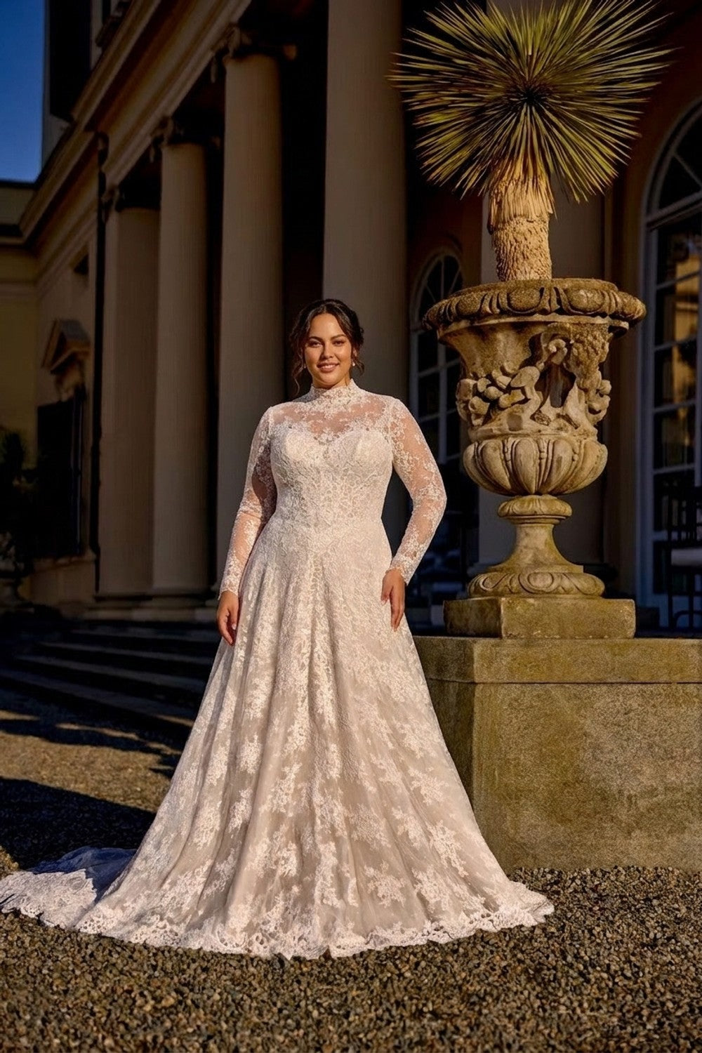 Plus-Size Romantic And Classic Strapless Lace A-Line Wedding Dress | Kleinfeld Bridal Plus-Size Romantic And Classic Strapless Lace A-Line Wedding Dress | Kleinfeld Bridal